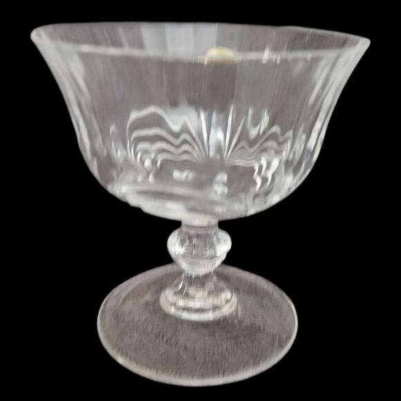 RCR Royal Crystal Rock 24% Lead Crystal Dessert Sherbet Glasses Set of 6 Italy - Picture 3 of 6